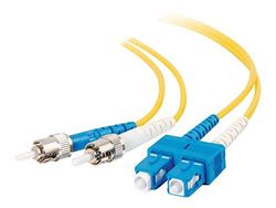 C2G Cavo a fibre ottiche SC-ST 9/125 OS1 Duplex SC/ST 1 m