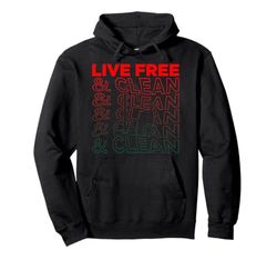 Fun Vacuum Cleaner Live Free & Clean Aspirapolvere Felpa con Cappuccio