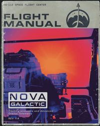 Nova Galactic Flight Manual - A Starfield Logbook - 200 pages - 8" x 10"