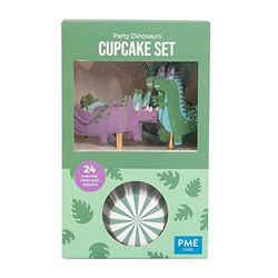 PME - Ensamble pour Cupcake - Party Dinosaurs, Lot de 24