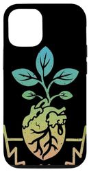 Coque pour iPhone 13 Plant Heartbeat Botanique Jardinage Amoureux des plantes