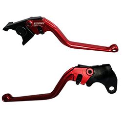 ACCOSSATO Paire de leviers rouges pour Buell Xb9 de 2003 à 2009 (CC 985)
