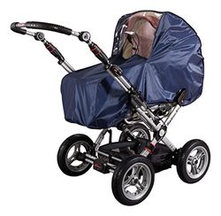 Sunnybaby 19295 regenbescherming van nylon voor kinderwagens - kleur: MARINE