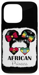 African Princess Roots Angola and Ethiopia Mix Heritage Case for iPhone 13 Pro