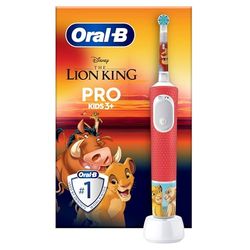 Oral-B Pro Kids Brosse A Dents Electrique Le Roi Lion, Brossette Oral B Plus Douce, 2 Modes De Nettoyage, Magic Timer Disney, Embout De Rechange, Chargeur, Pour Enfants De 3 Ans Et Plus