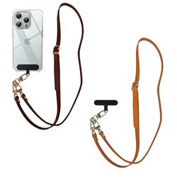 W EVA-halsband, chocolade, dun (2 stuks) voor dames, Chocolade, Fin