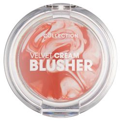 Collection Cosmetics Velvet Cream Blush, Cream To Powder, Matte, Toffee Swirl