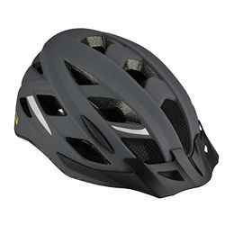 Fischer Urban Casco de Bicicleta, Unisex, Gris, L/XL, 58-61 cm