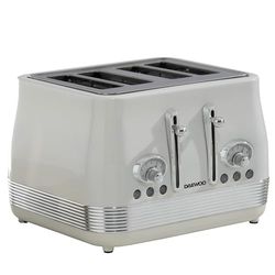 Daewoo Baltimore Collection, 2 Slice Toaster, Easy Cleaning, Safety Features, Cord Storage, High Lift Lever, Browning Controls, Defrost, Reheat, Cancel Functions, Buttermilk