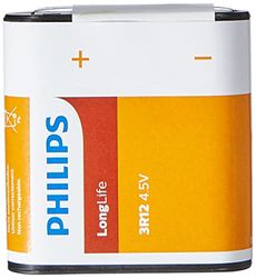 Philips 3R12L1B/10 - Bateria Longlife (zinco carbono, 4,5 V), cor laranja