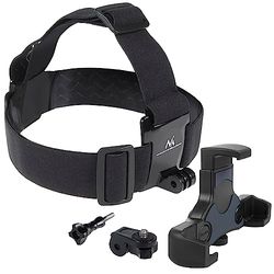 Maclean MC-448 Support Serre-tête Sport pour téléphone Portable, Appareil Photo, GoPro et Autres caméras Universel