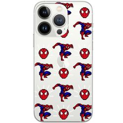 ERT GROUP mobile phone case for Iphone 13 PRO original and officially Licensed Marvel pattern Spider Man 025 optimally adapted to the shape of the mobile phone, partially transparent