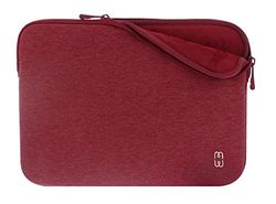 MW Funda para Portátil Compatible con Apple Macbook Pro 13 - Funda para Portátil 13 Pulgadas con Memory Foam Acolchada - Funda Protectora para Portátil con Cremallera Anti-Rayado - Sombra (13", Roja)