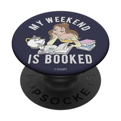 PopSockets Disney Beauty & The Beast Belle My Weekend Is Booked PopSockets PopGrip: Swappable Grip for Phones & Tablets
