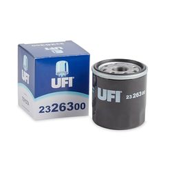 UFI Filtro de óleo 23.263.00, filtro de óleo de substituição, adequado para carros, adequado para modelos de Chevrolet, Citroen, Lexus, Nissan, Peugeot, Suzuki e Toyota