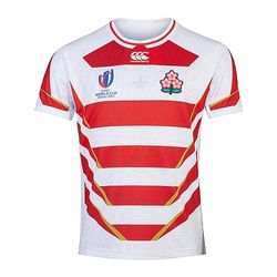 Canterbury Japan RWC2023 Replica Home Maillots pour Homme, Blanc/Rouge, 3XL