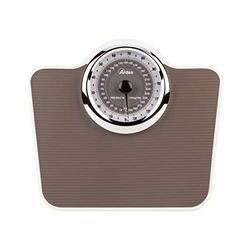 ARDES AR2PP2M Báscula pesapersonas Mecánica Sin Pilas Estilo Vintage con Alfombrilla Antideslizante Peso en kilos y Libras