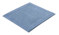 Kleine Wolke Tapis de Bain Net, 60 x 60 cm, Bleu Acier