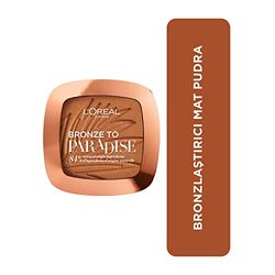 L'oréal Paris Poudre Bronzante Back To Bronze Mat Teinte Universelle