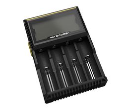 Nitecore D4EU - Accesorios para linternas, color negro / amarillo