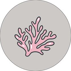 Bonateks, Round Digital Printed Mouse Pad, Non-Slip Base, for Office and Home, Diameter:22cm