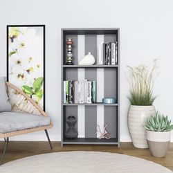 Hanah Home Bookshelf, Antracita, Talla única