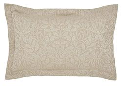 Morris & Co, Funda de almohada Oxford de bellota pura, crema, Talla única