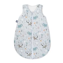 Julius Zöllner Babyslaapzak voor het hele jaar van jersey katoen, standaard 100 door Oeko-Tex, Made in Germany, maat 98, Smart Friends
