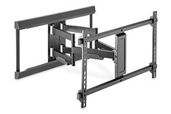 DIGITUS TV-muurbeugel voor schermen met een diagonaal van 32 - 55 inch, tot 35 kg, kantelbaar tot -10°, zwart