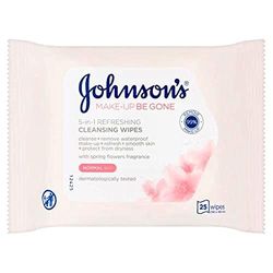 Johnson & Johnson Daily Essentials chusteczki do oczyszczania twarzy, 25 sztuk
