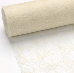 Unbekannt Caminho de mesa, textura, bege, 20 cm x 25 m