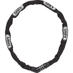 ABUS Steel-O-Chain 4804C cadeado de corrente - Cadeado de combinação de aço especial - nível de segurança 3 - 75 cm - preto