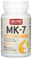 Jarrow Formulas - Vitamin K2 MK-7 | 90 mcg to Support Bone and Vascular Health - 90 Softgels