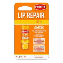 O'Keeffe's Lip Repair FPS 15 - Bálsamo labial reparador para labios secos y agrietados - 24h hidratación