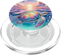 Sea Turtle Phone Grip Beach Cell Phone Pop Out Button Holder PopSockets PopGrip per MagSafe