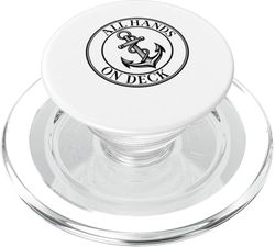 Todas las manos en cubierta | Funny Boating PopSockets PopGrip para MagSafe