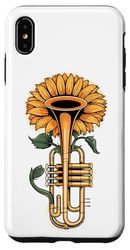 Sunflowers Trumpet Music Trumpeter Jazz Musician Case for iPhone XS Max