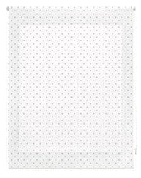 Blindecor Estore de enrolar em tecido, branco com manchas cinzentas, 100 x 180 cm