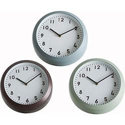 Desconocido B and B Wall Clock, 26 cm, Assorted Colours, Composite, Multi-Colour, One Size