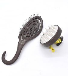 BETER - Coffee O'Clock Ontwarrende Haarborstel en Hoofdhuid Massager Set - Haarverzorging Essentials voor glad en ontspannend haar. Haarborstel - Hoofdhuid Massager - Haarontklitter - Haarverzorging