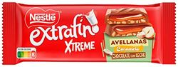 NESTLÉ Extrafino Xtreme tableta chocolate con leche y avellana 87g