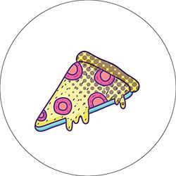 Bonateks, Ronde digitaal bedrukte muismat, antislip onderkant, voor kantoor en thuis, diameter: 22 cm