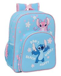 STITCH HAPPY Schoolrugzak voor kinderen, kinderrugzak, aanpasbaar aan de kinderwagen, ideaal voor kinderen op schoolleeftijd, comfortabel en veelzijdig, kwaliteit en duurzaamheid, 32 x 12 x 38 cm