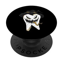 Cauchemar du dentiste aux dents effrayantes Halloween PopSockets Support et Grip pour Smartphones et Tablettes