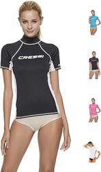 Cressi Rash Guard T-shirt com filtro de proteção UV UPF 50, mulher, S