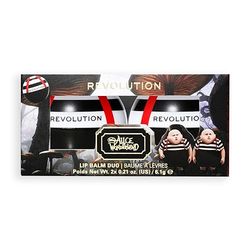 Revolution Beauty, Disney's Alice in Wonderland x Revolution Fat Boys Bálsamos Labiales, Maquillaje de Labios para Disfraz de Halloween, Vegano & Libre de Crueldad