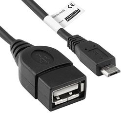 Mumbi 23361 OTG Host Adapter cable Micro USB-Stecker auf USB Buchse