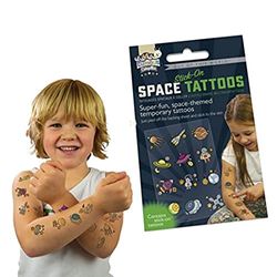 Temporary Tattoos Space Themed fun for kids