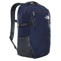 THE NORTH FACE - Fall Line Backpack - Sac à dos réfléchissant pour l'école, le travail et le voyage avec pochette pour ordinateur portable doublée en polaire - Cosmic Blue/Asphalt Grey