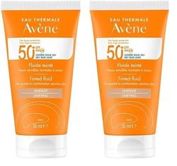 Fluido solar facial spf 50+ color 50 ml (Paquete de 2)